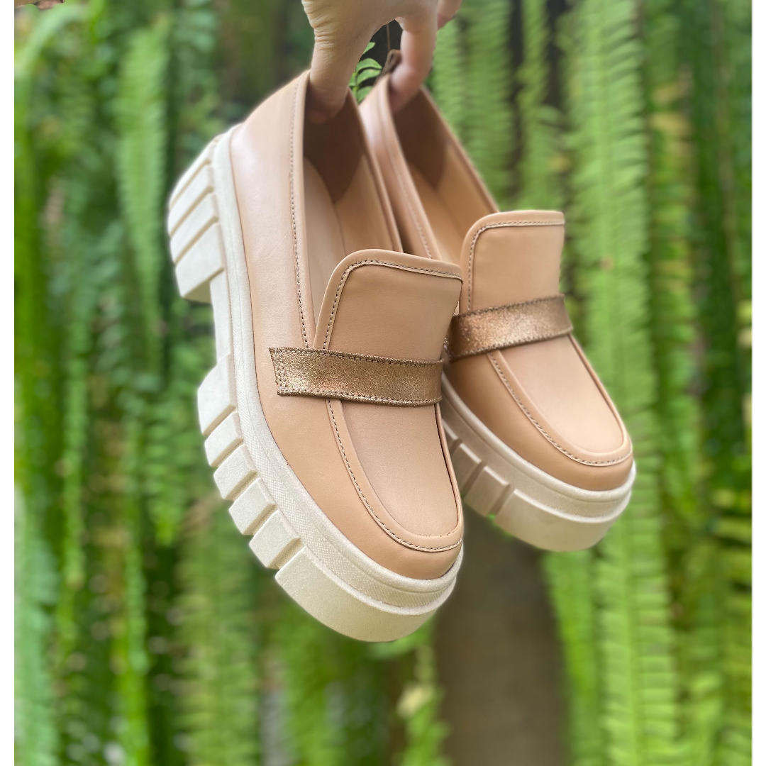 Mocasines nude sales