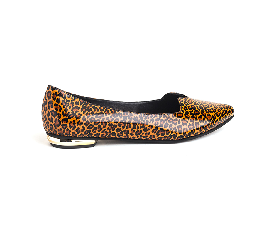 leopard ballerina shoes