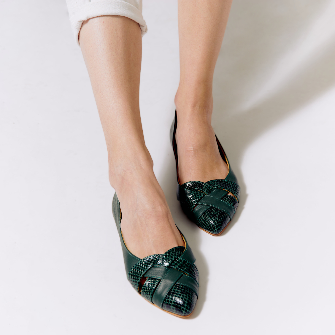 Shuzzos Ballerinas Ballerina Amaia verde ingl s