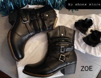 BOOTS ZOE NEGRO-PRE ORDER