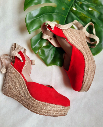 ALPARGATAS  SABRINA ROJO T 9  PRE ORDER