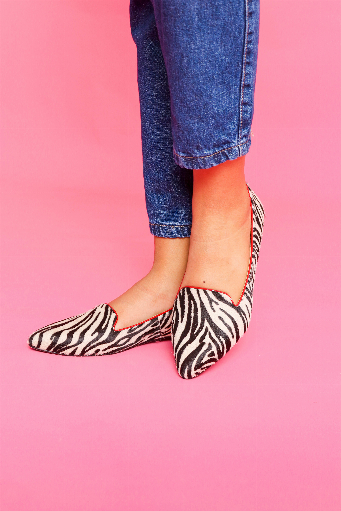 FLATS SAFARI ZEBRA ROJO