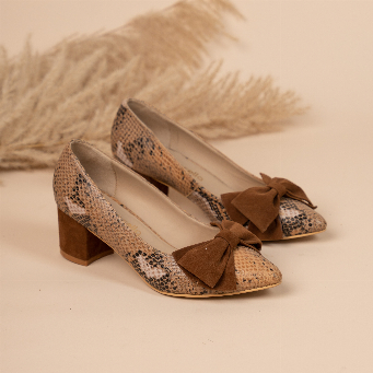 Midis Cindy - camel print