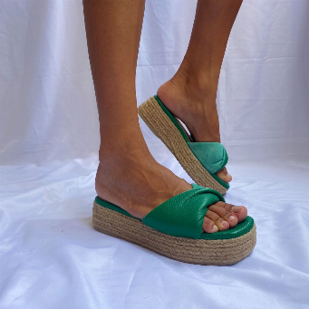 Sandalia verde 