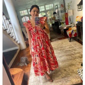 Vestido Valentina Rojo