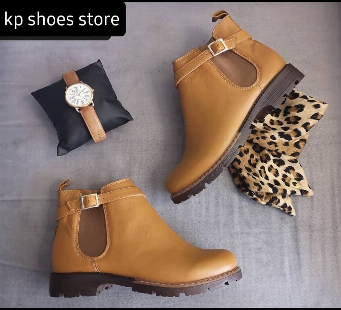 BOTA CORTA BASICA CAMELLO