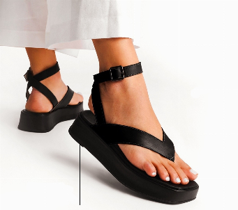 SANDALIAS TEFFA NEGRAS