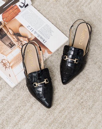 Flats Elizabeth - negro