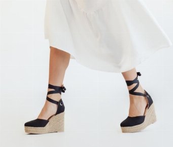 ALPARGATAS SABRINA BLACK T9 -PRE ORDER