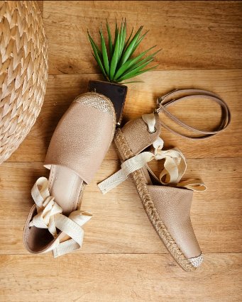 ALPARGATAS AMBAR BEIGE -PRE ORDER