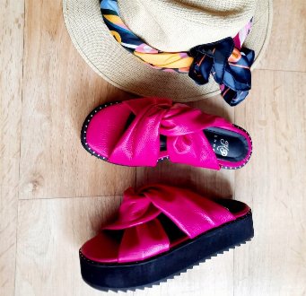 SANDALIAS MALENA FUCSIA