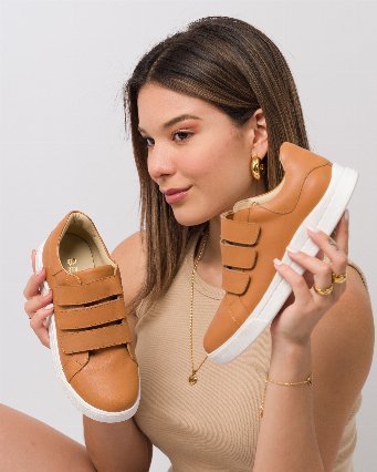 Zapatillas Atonella - camel