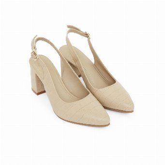 ANASTASIA CROCO BEIGE