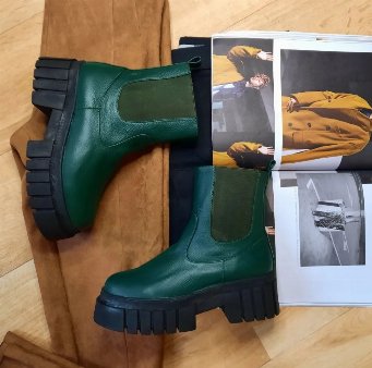 BOTAS FLAVIA BOOTS VERDE BOTELLA