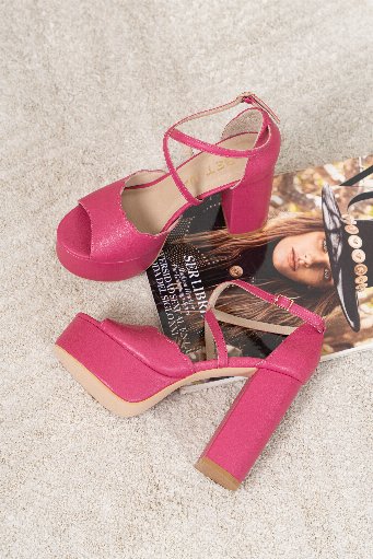Pumps Almendra - fucsia