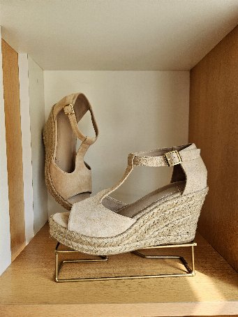 SANDALIAS FATIMA BEIGE TACO 7 / PRE ORDER
