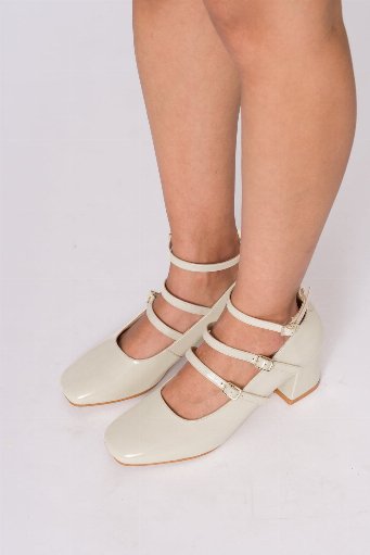 Mary Janes Bruna - Ivory 