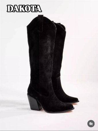 BOTAS DAKOTA NEGRO PRE ORDER