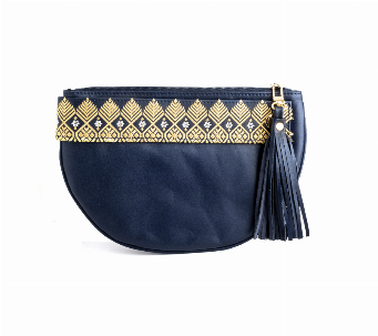 Clutch Gold & Blue