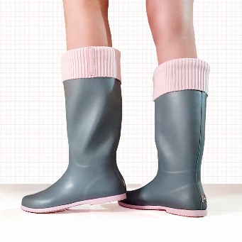 Botas Windsor Grey/Pink