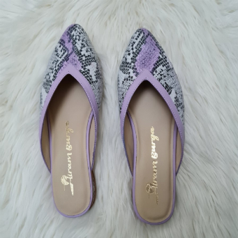 MULE ANGELICA ANIMAL PRINT NACAR VIOLETA