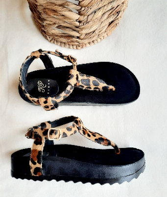 SANDALIAS FRANCIS ANIMAL PRINT