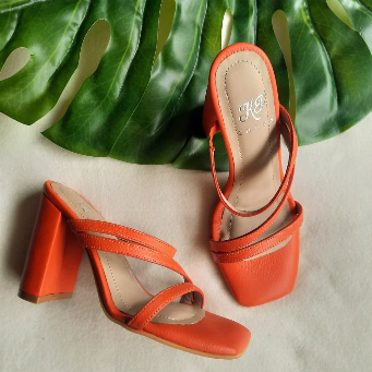 SANDALIAS ANAIS NARANJA  - PRE ORDER