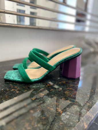 Sandalia Strip Verde