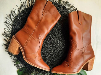 BOTAS TEXANAS KATRINA CAMEL-PRE ORDER