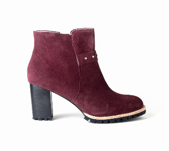 Botines Dafne, burgundy - ÚNICA TALLA